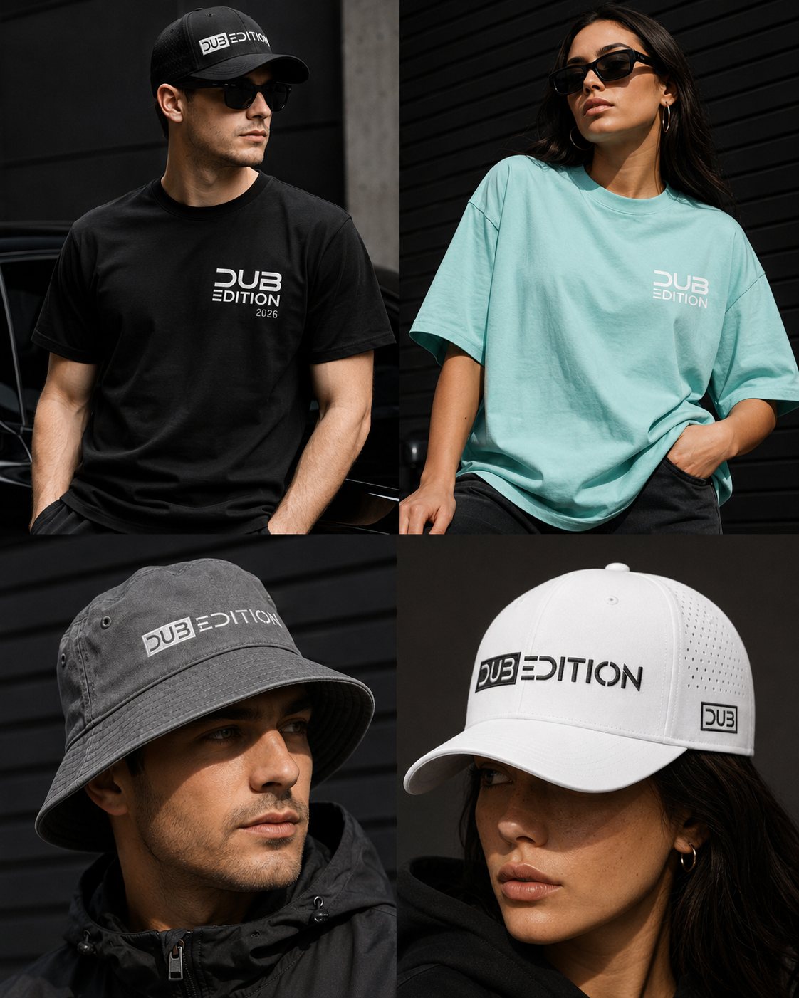 Gorra Dub Edition en sesión de fotos