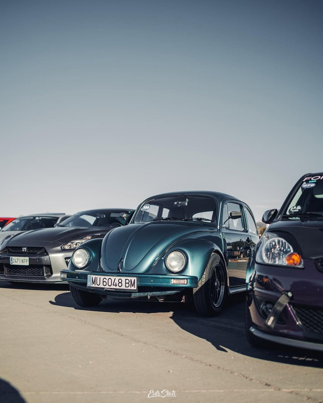 Coches clásicos en evento Dub Edition